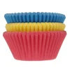 House of Marie Cupcake Vormpjes HoM Primair Assortiment 50x33mm. 75st.* Bakvormen Papier