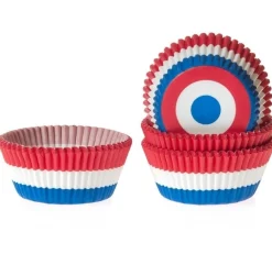 House of Marie Cupcake Vormpjes HoM Vlag Nederland 50x33mm. 50st.* Bakvormen Papier