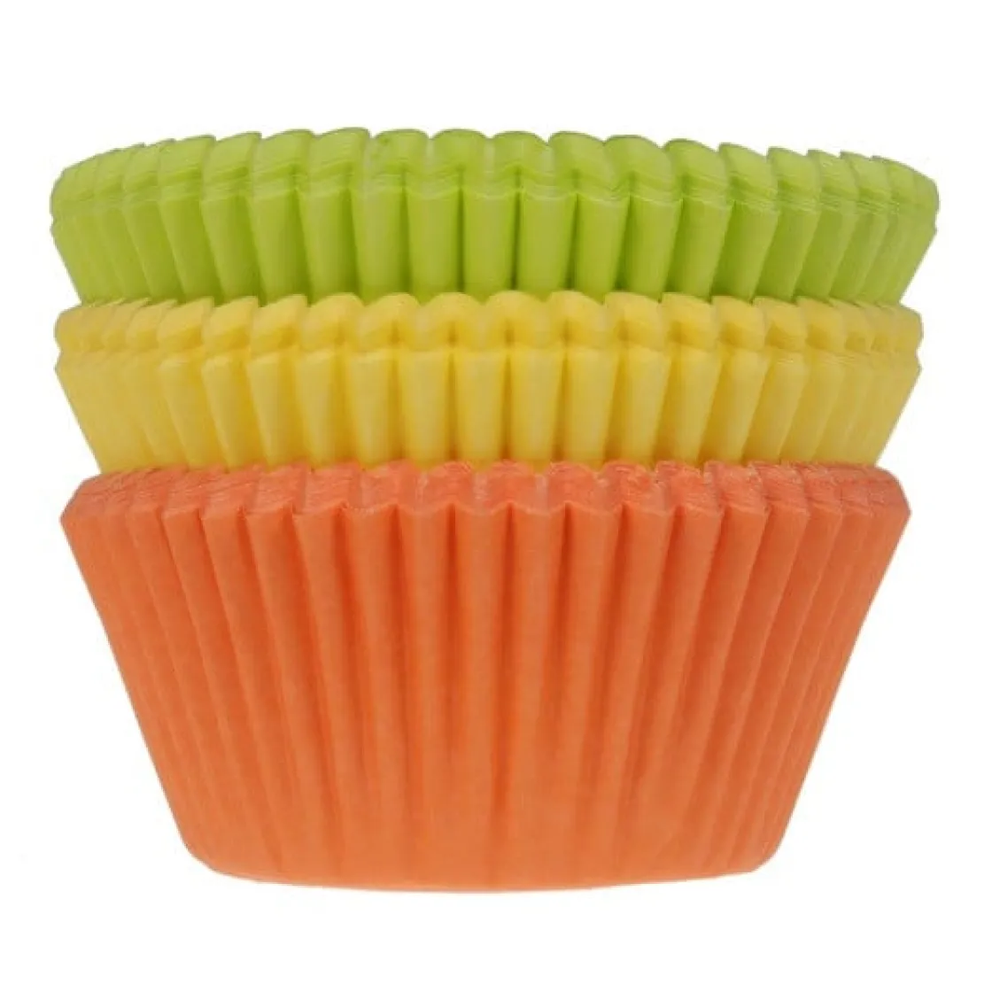 House of Marie Cupcake Vormpjes HoM Zomer Assortiment 50x33mm. 75st.* Bakvormen Papier