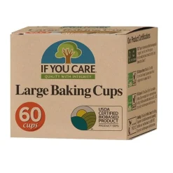If You Care Cupcake Vormpjes Kraft Ongebleekt 50x35mm 60st.* Bakvormen Papier