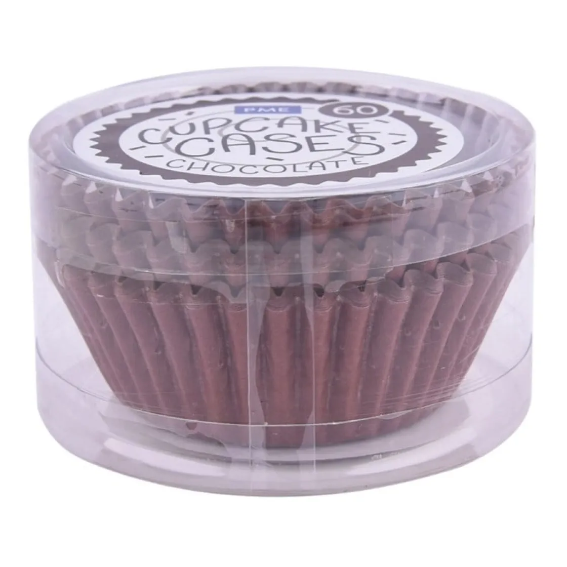 PME Cupcake Vormpjes Chocolade Bruin 60 stuks* Bakvormen Papier