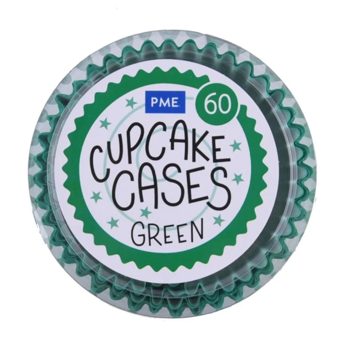 PME Cupcake Vormpjes Groen 60 stuks* Bakvormen Papier