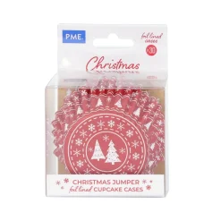 PME Cupcake Vormpjes Kersttrui 30 stuks* Bakvormen Papier