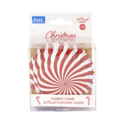 PME Cupcake Vormpjes Kerst Zuurstok 30 stuks* Bakvormen Papier