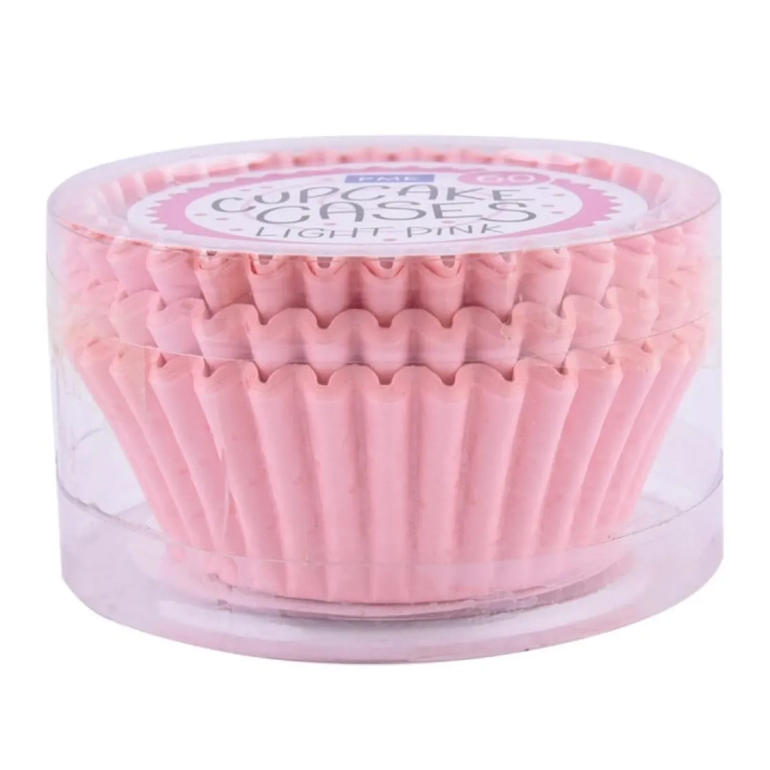 PME Cupcake Vormpjes Licht Roze 60 stuks* Bakvormen Papier