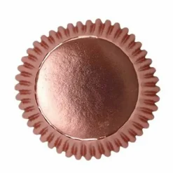 PME Cupcake Vormpjes Metallic Rose Goud 30 stuks* Bakvormen Papier