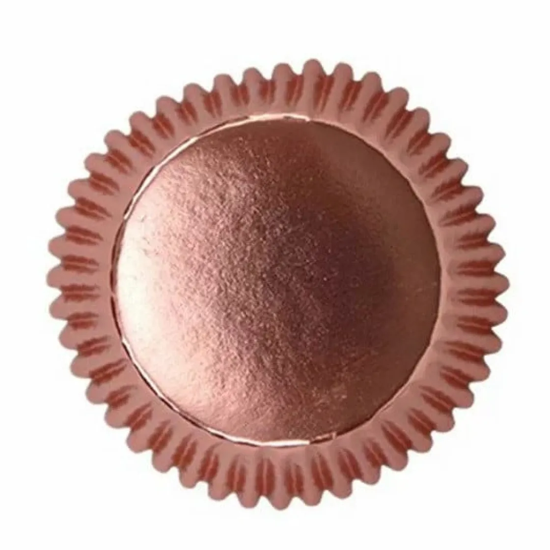 PME Cupcake Vormpjes Metallic Rose Goud 30 stuks* Bakvormen Papier