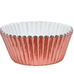 PME Cupcake Vormpjes Metallic Rose Goud 30 stuks* Bakvormen Papier