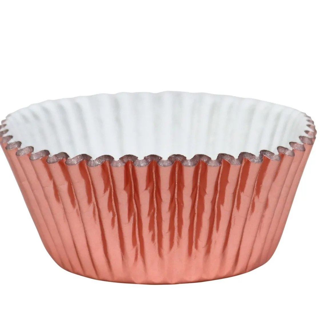 PME Cupcake Vormpjes Metallic Rose Goud 30 stuks* Bakvormen Papier