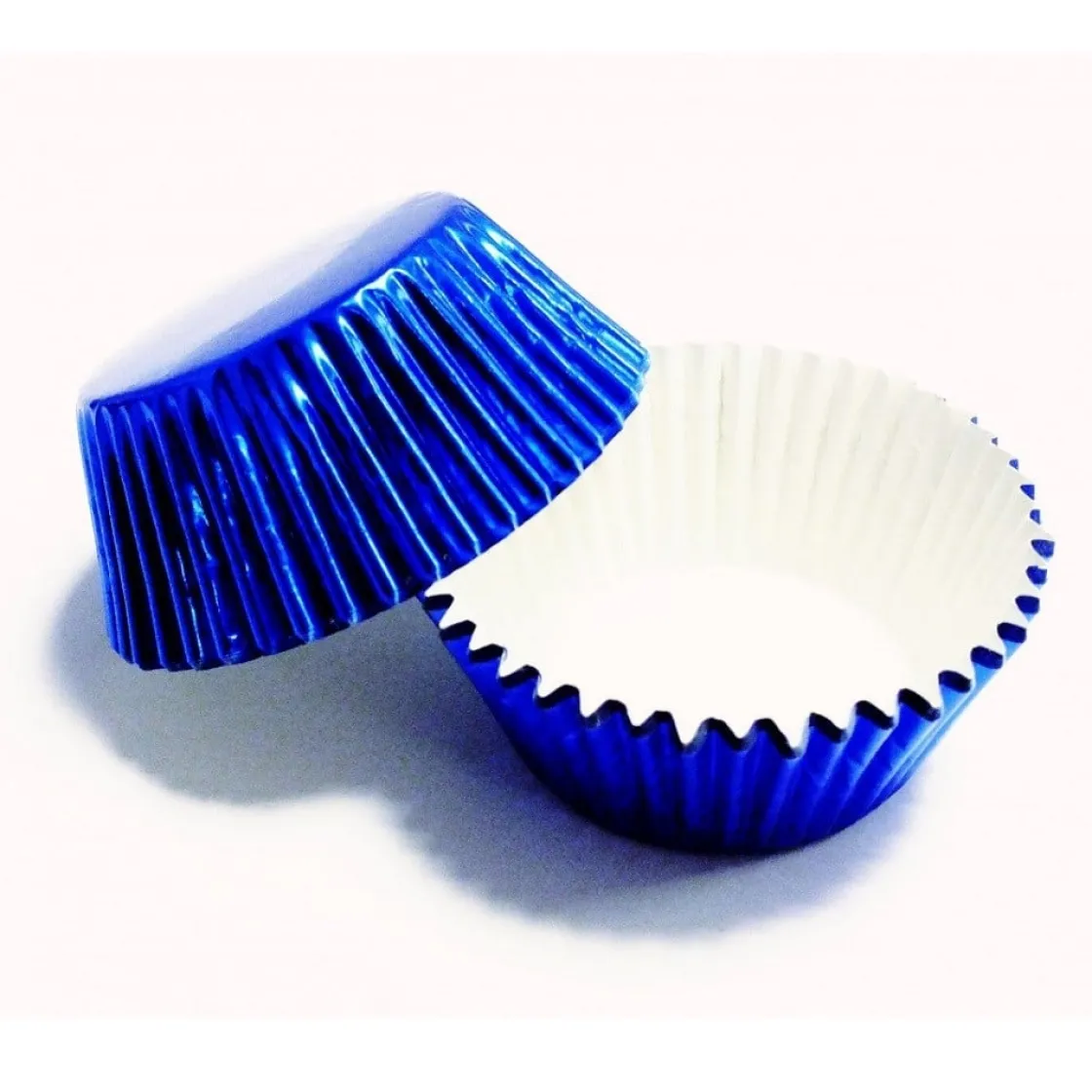 PME Cupcake Vormpjes Metallic Blauw 30 stuks* Bakvormen Papier