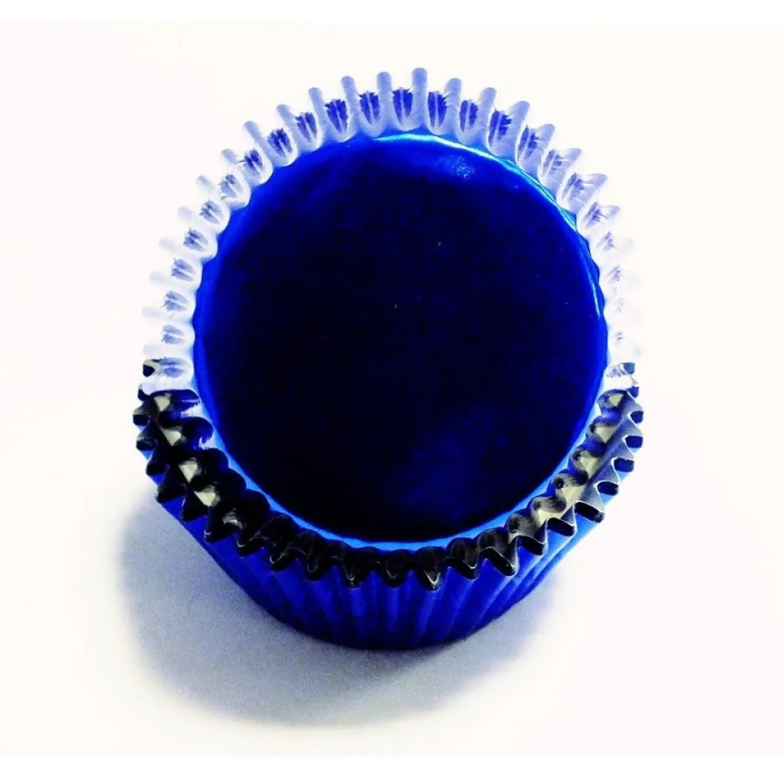 PME Cupcake Vormpjes Metallic Blauw 30 stuks* Bakvormen Papier