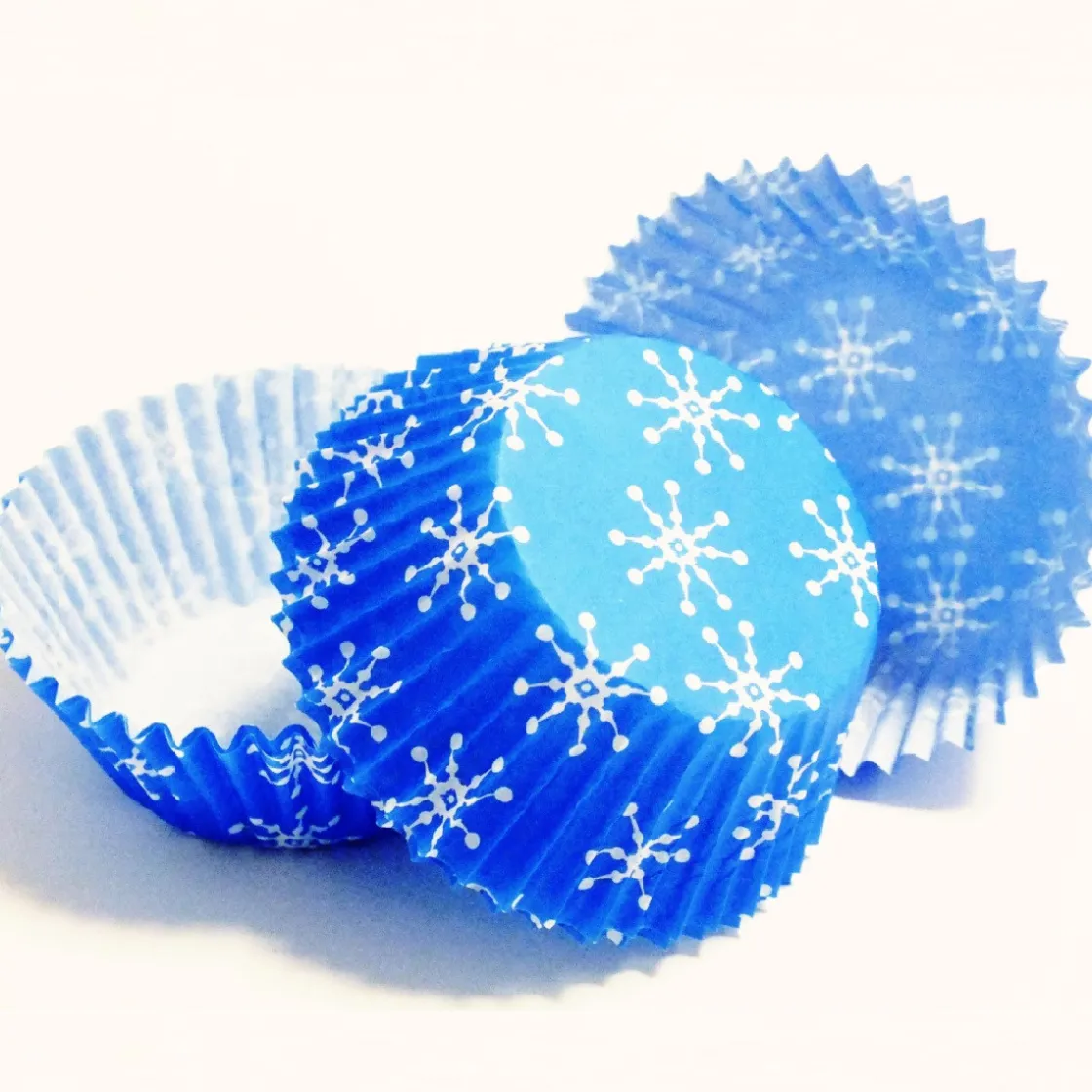 PME Cupcake Vormpjes MINI Sneeuwvlokken 100 stuks* Bakvormen Papier