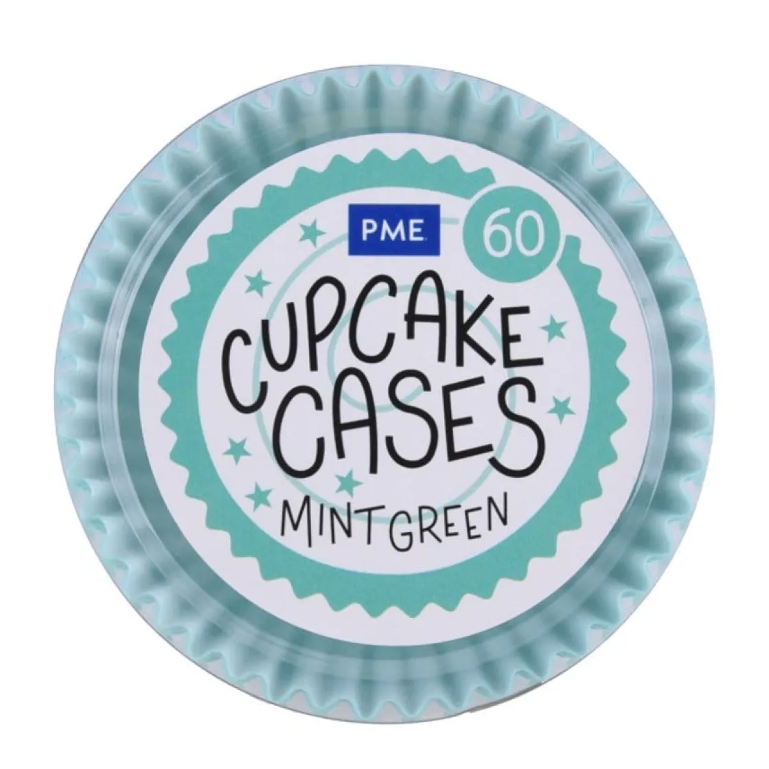 PME Cupcake Vormpjes Mint Groen 60 stuks* Bakvormen Papier