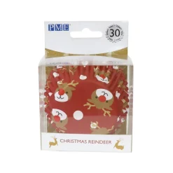 PME Cupcake Vormpjes Rendier 30 stuks* Bakvormen Papier