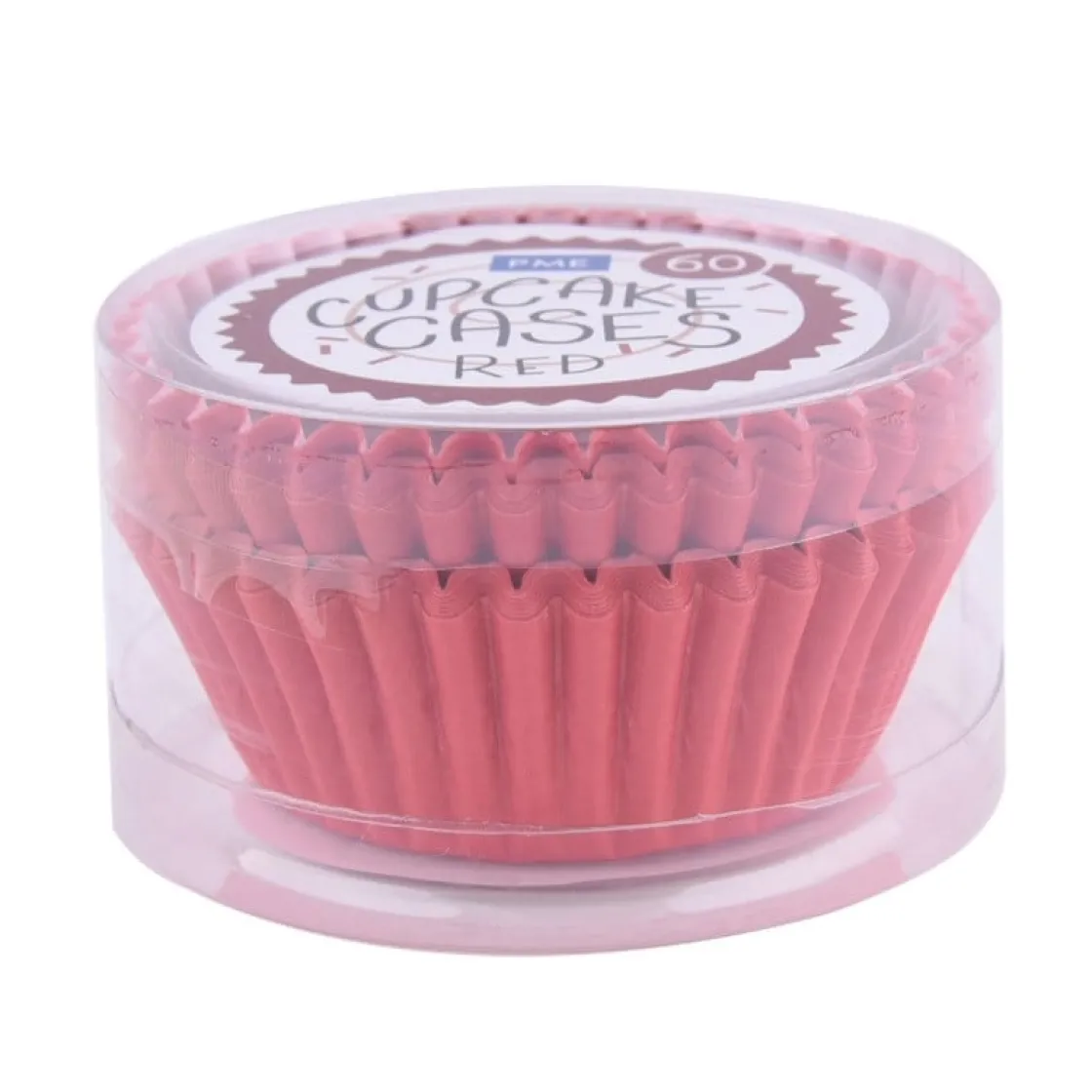 PME Cupcake Vormpjes Rood 60 stuks* Bakvormen Papier