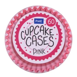 PME Cupcake Vormpjes Roze 60 stuks* Bakvormen Papier