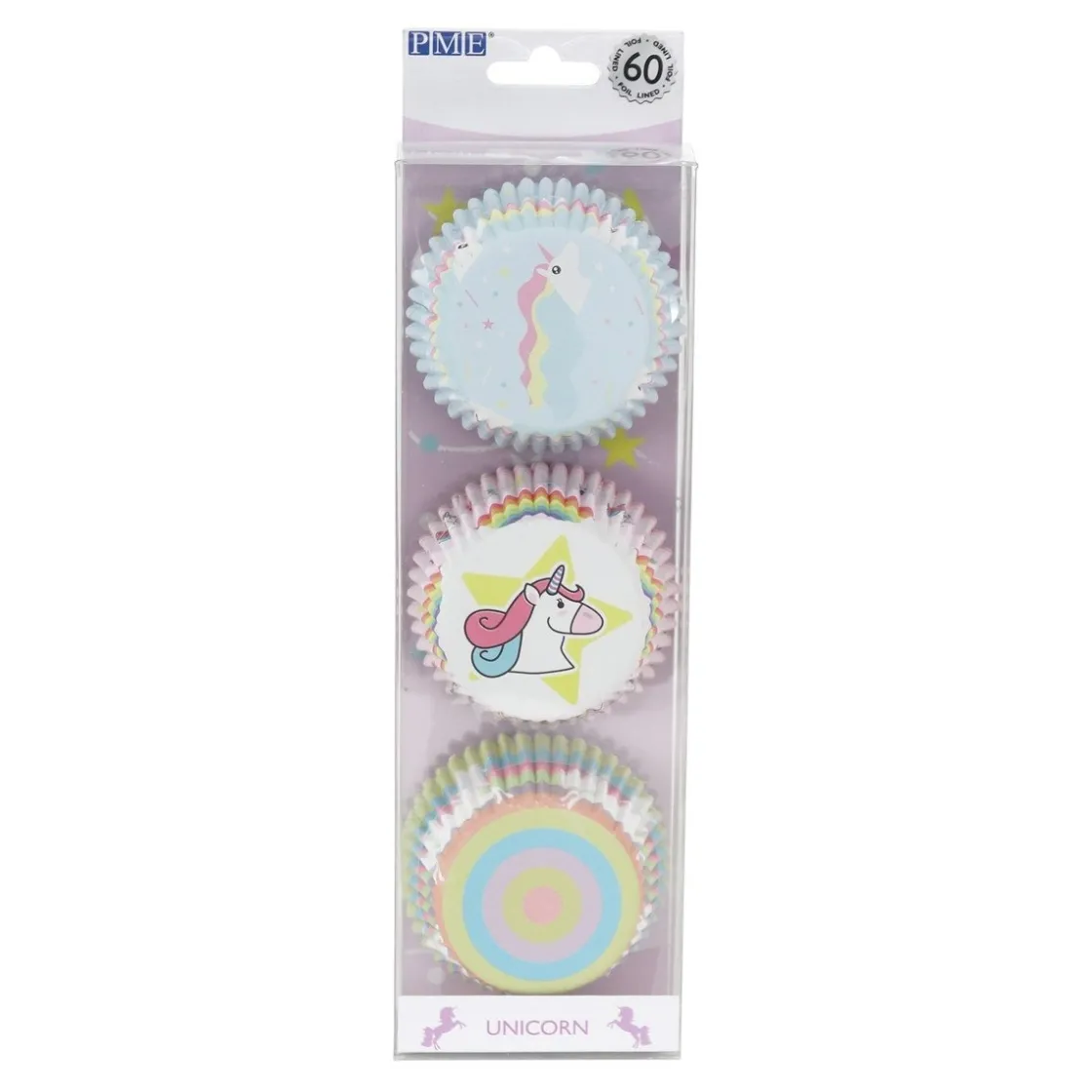 PME Cupcake Vormpjes Unicorn 60 stuks* Bakvormen Papier