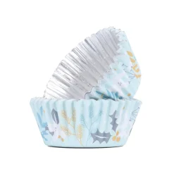 PME Cupcake Vormpjes Winter Bloemen 30 stuks*** Bakvormen Papier