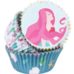PME Cupcake Vormpjes Zeemeermin 60 stuks* Bakvormen Papier