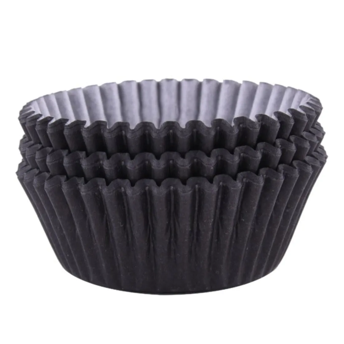 PME Cupcake Vormpjes Zwart 60 stuks* Bakvormen Papier