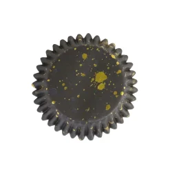 PME Cupcake Vormpjes Zwart met Goud 30 stuks* Bakvormen Papier