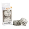 Decora Cupcake Vormpjes Sterren Goud/Zwart Ø50x32(h) mm 36 stuks* Bakvormen Papier