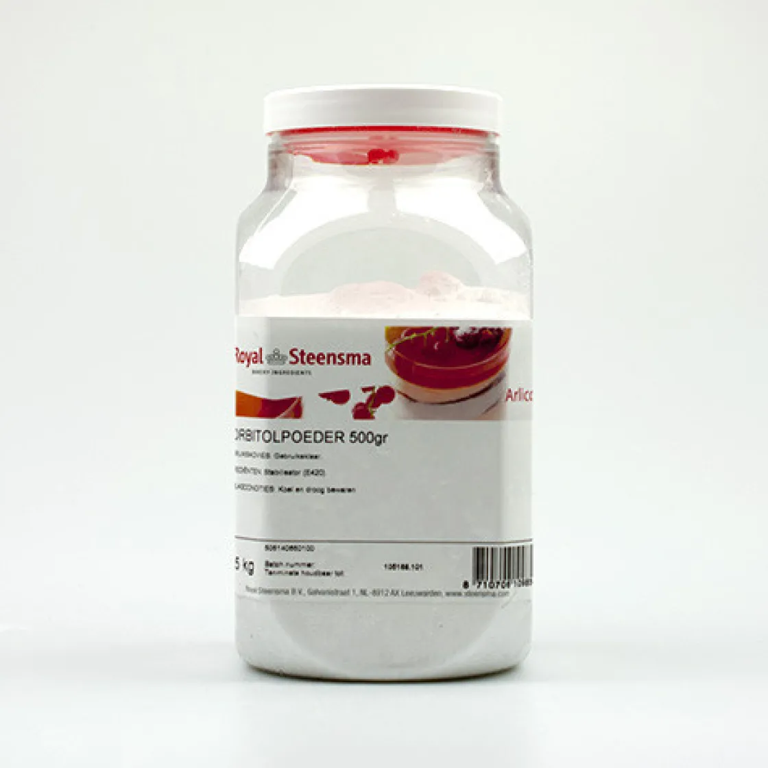 Royal Steensma Damco Sorbitolpoeder (suikervervanger) 0,5 kg*** Suiker En Zout
