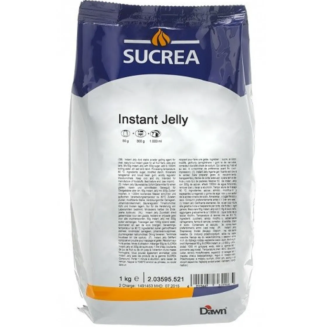 Dawn Instant Jelly Poeder (Afdekgelei) 1kg* Afdekgelei