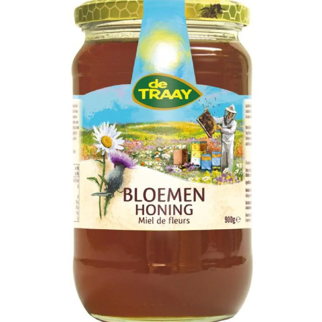 De Traay Bloemenhoning 900g* Suiker En Zout|Smaakstoffen