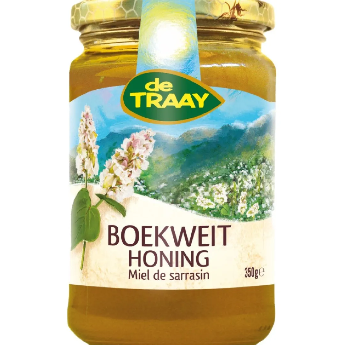 De Traay Boekweithoning Creme 350g* Suiker En Zout|Smaakstoffen