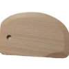 Overig Deegkrabber Hout Ovaal 13x8cm* Krabbers En Deegstekers