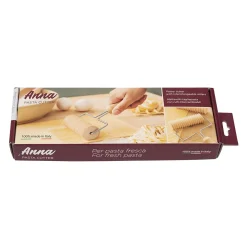 Overig Deegsnijder Hout met Verwisselbare Rollers 11cm Ø4cm* Taartverdelers En Snijders