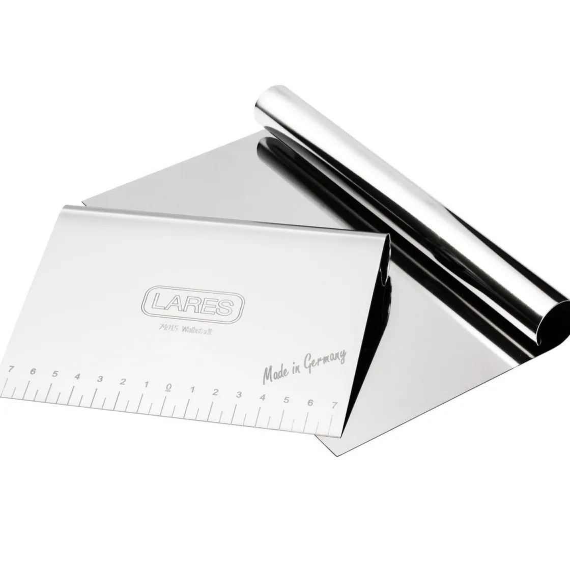 Overig Deegsteker met Maataanduiding RVS 22x12cm* Krabbers En Deegstekers