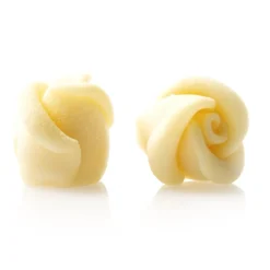 Dobla Chocolade Roos Mini Wit (45 stuks)* Chocolade Decoraties|Chocolade Decoraties