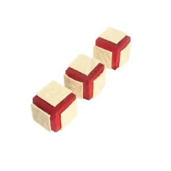 Dobla Chocoladedecoratie Crinkle Wit (240 stuks)* Figuur Decoraties|Chocolade Decoraties