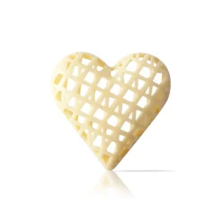 Dobla Chocoladedecoratie Hart Wit (32 stuks)* Chocolade Decoraties|Chocolade Decoraties