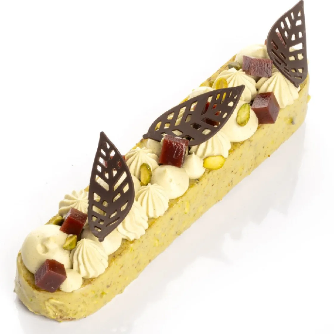 Dobla Chocoladedecoratie Gebogen Blad (96 stuks)* Chocolade Decoraties|Chocolade Decoraties