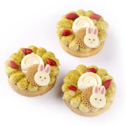 Dobla Chocoladedecoratie Paashaas Wit (90 stuks)* Chocolade Decoraties|Chocolade Decoraties