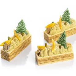 Dobla Chocoladedecoratie Kerstboom Groen (72 stuks)* Figuur Decoraties|Chocolade Decoraties