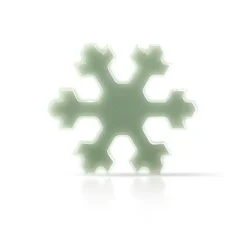 Dobla Chocoladedecoratie Sneeuwvlok (236 stuks)* Chocolade Decoraties|Figuur Decoraties