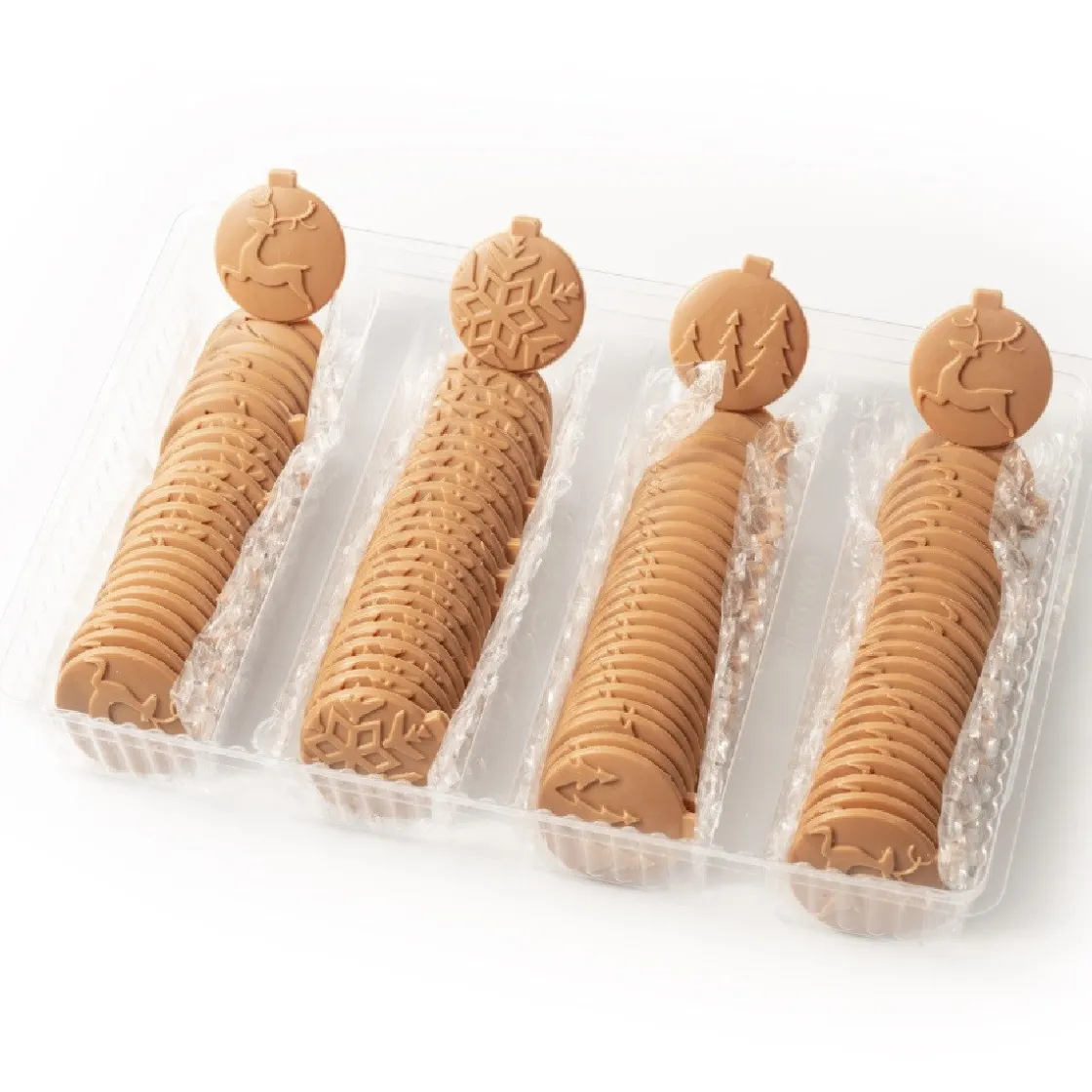 Dobla Chocoladedecoratie Kerstbal Assortiment (92 stuks)* Figuur Decoraties|Chocolade Decoraties