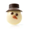 Dobla Chocoladedecoratie Sneeuwpop Mr. Frosty (80 stuks)* Figuur Decoraties|Chocolade Decoraties