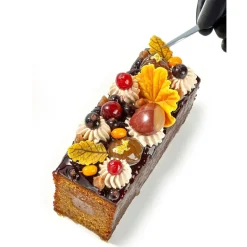 Dobla Chocoladedecoratie Gebogen Blad Geel (144 stuks)* Chocolade Decoraties|Chocolade Decoraties