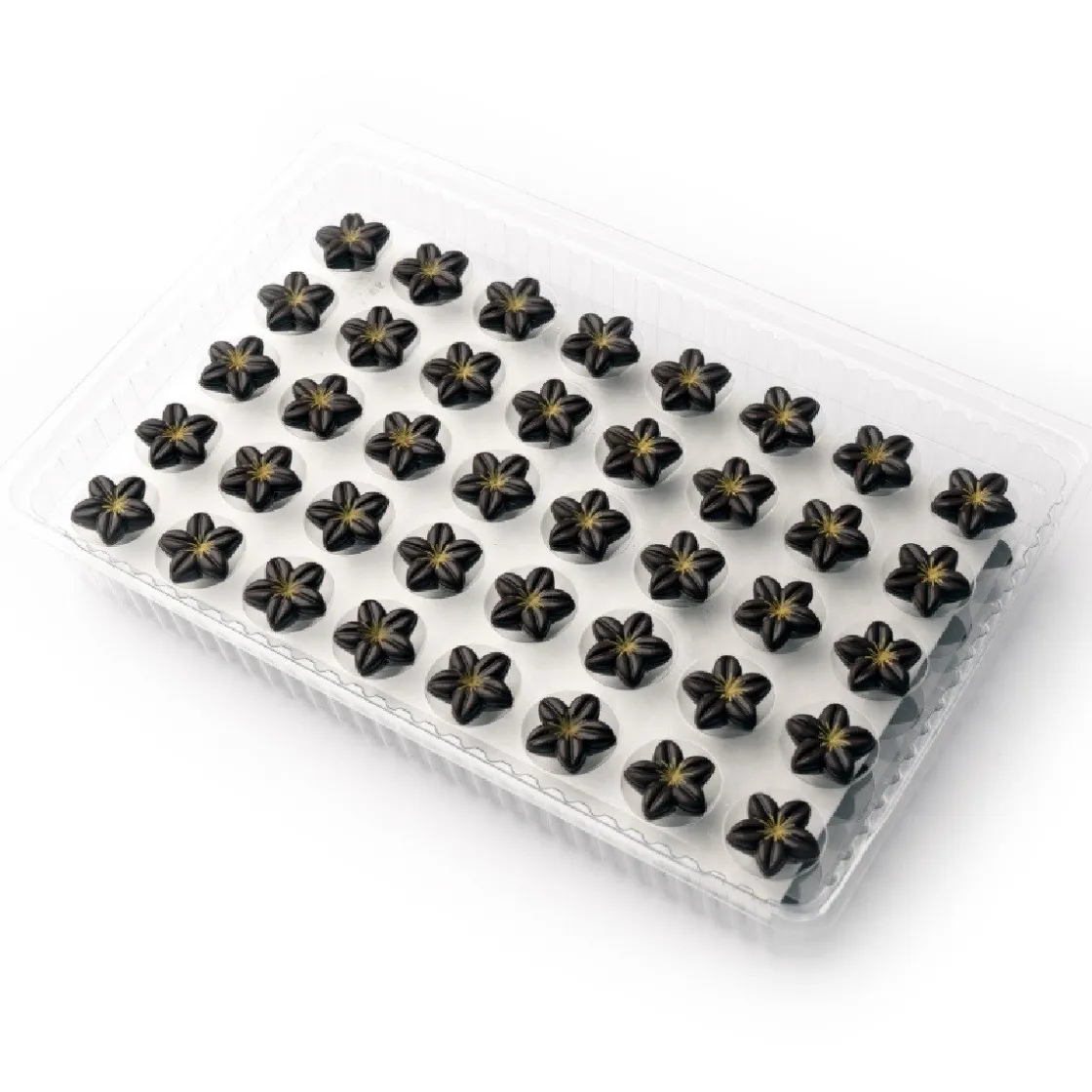 Dobla Chocoladedecoratie Bloem Puur (80 stuks)* Chocolade Decoraties|Chocolade Decoraties