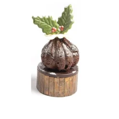 Dobla Chocoladedecoratie Hulst met Bes 2D (190 stuks)* Figuur Decoraties|Chocolade Decoraties