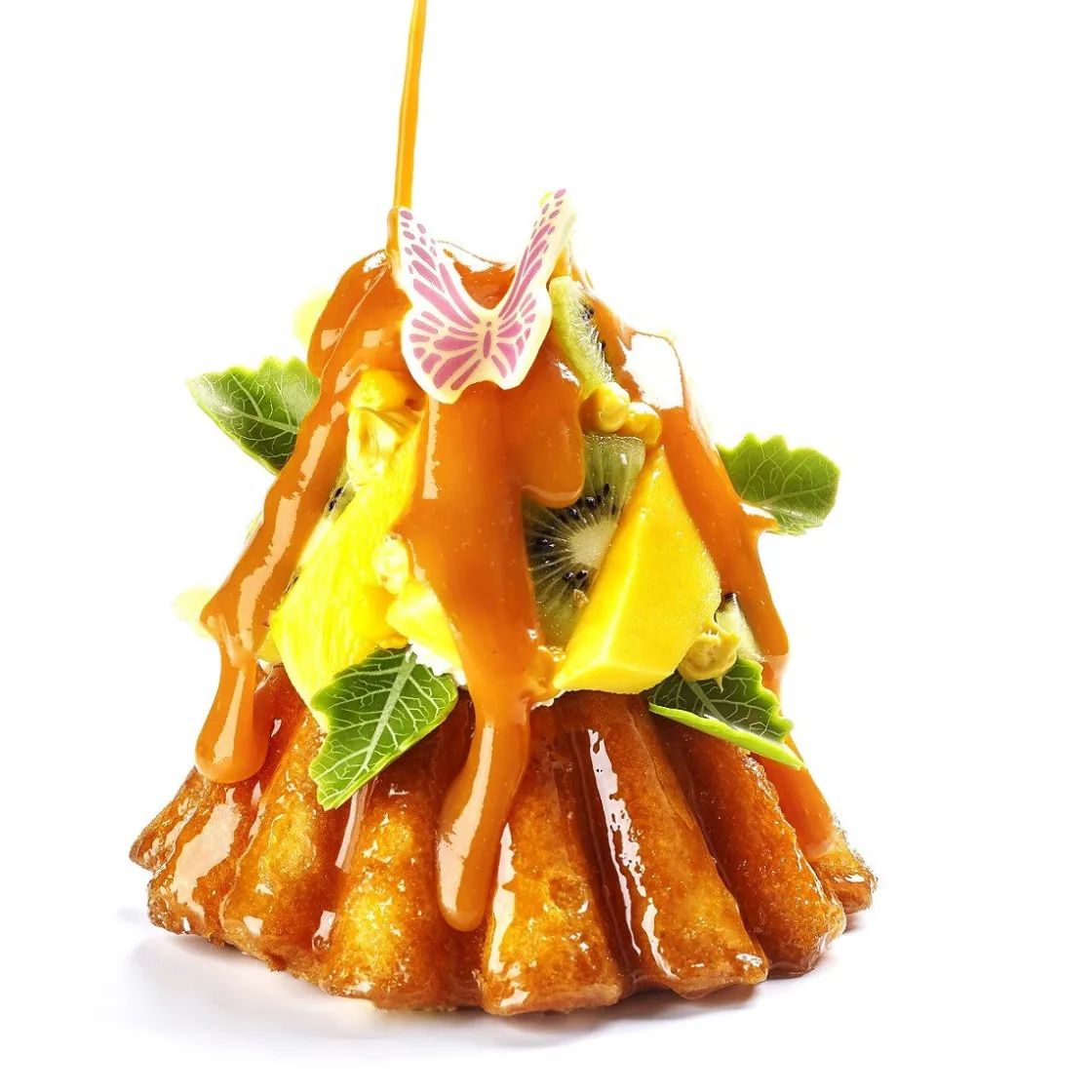 Dobla Chocoladedecoratie Vlinders Roze/Wit (120 stuks)* Chocolade Decoraties|Chocolade Decoraties