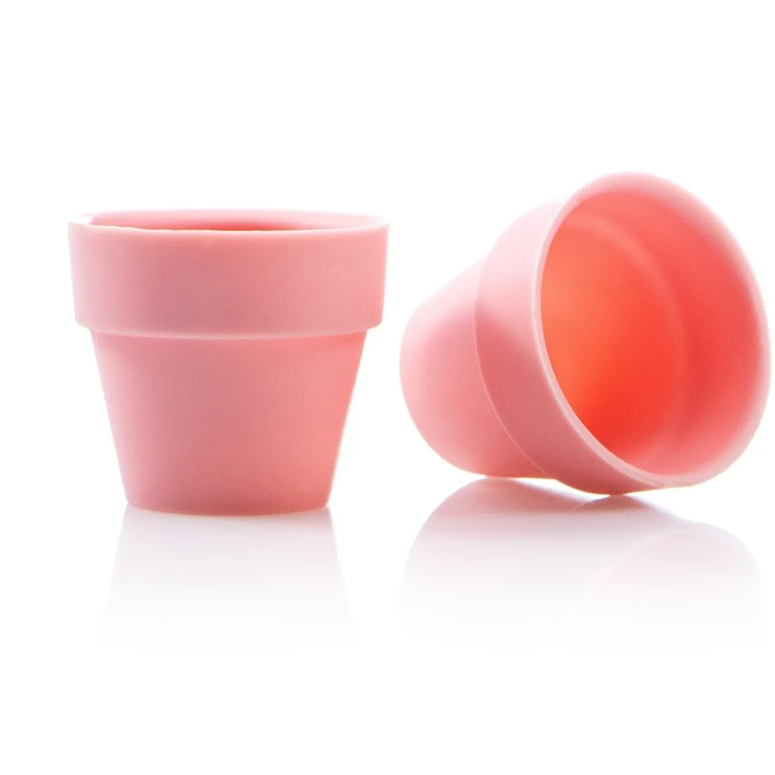 Dobla Chocoladedecoratie Bloempot Large Roze (28 stuks)* Chocolade Decoraties|Chocolade Decoraties