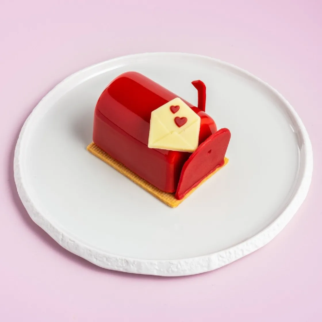 Dobla Chocoladedecoratie Liefdesbrief (280 stuks)* Figuur Decoraties|Chocolade Decoraties