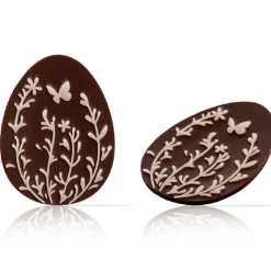 Dobla Chocoladedecoratie Paasei met Bloemenveld (144 stuks)* Chocolade Decoraties|Chocolade Decoraties
