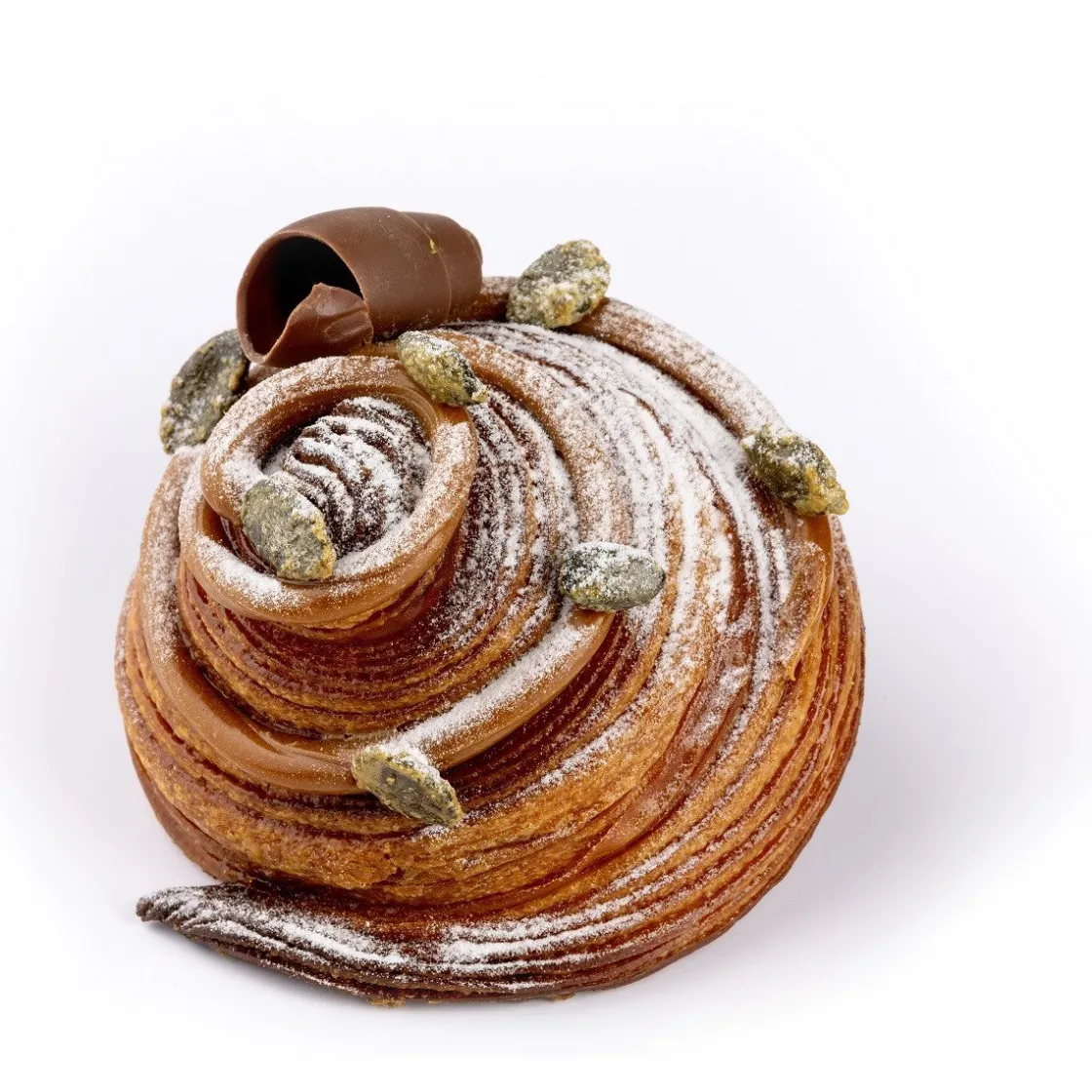 Dobla Chocoladedecoratie Gelaagde Krul (133 stuks)* Chocolade Decoraties|Chocolade Decoraties